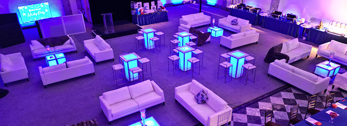 Custom furniture & décor rentals for private events and functions in the NYC area